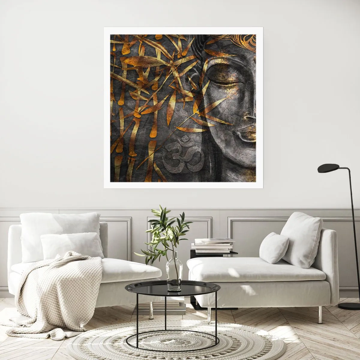 Affisch - Känn lugnet - 60x60 cm