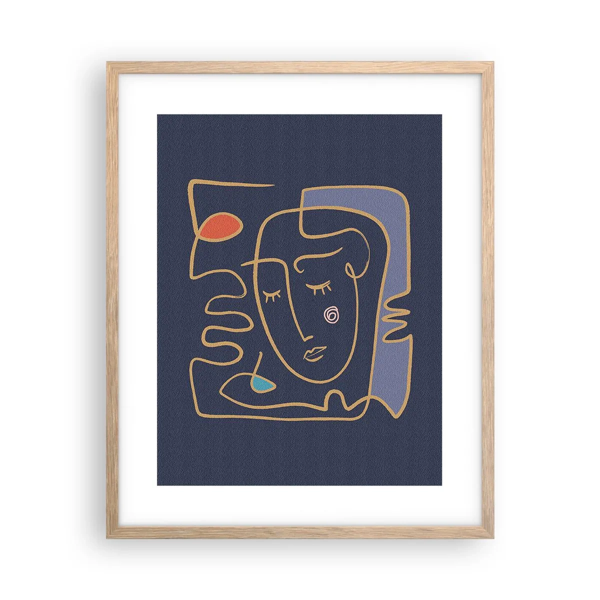 Affisch i ram av ljusek - I drömmarnas värld - 40x50 cm