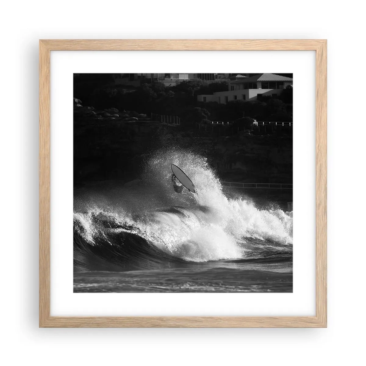 Affisch i ram av ljusek - Utmaning accepterad! - 40x40 cm