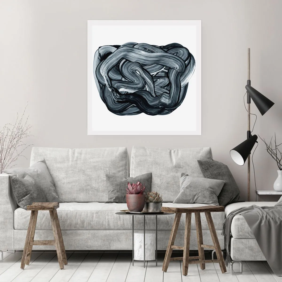 Affisch - Det är inte så enkelt - 60x60 cm