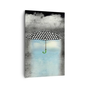 Canvastavla - Bild på duk - Det är möjligt trots allt - 80x120 cm