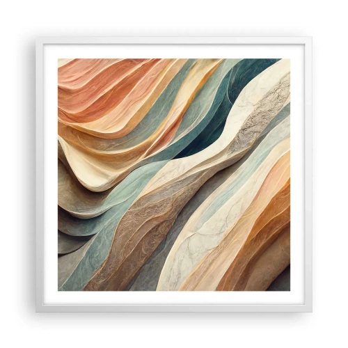 Affisch i vit ram - Ögonblick före förändring - 60x60 cm