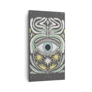 Canvastavla - Bild på duk - Stamritualer - 45x80 cm