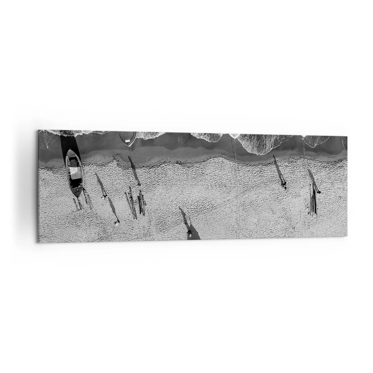 Canvastavla - Bild på duk - Fortfarande på stranden... - 160x50 cm