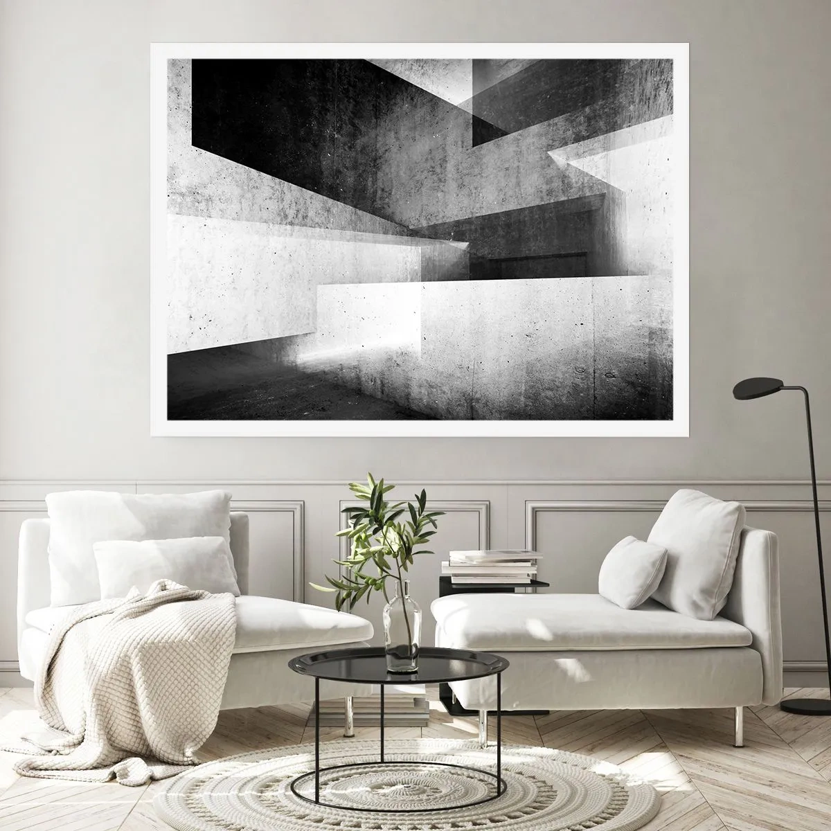 Affisch - Rummets struktur - 70x50 cm