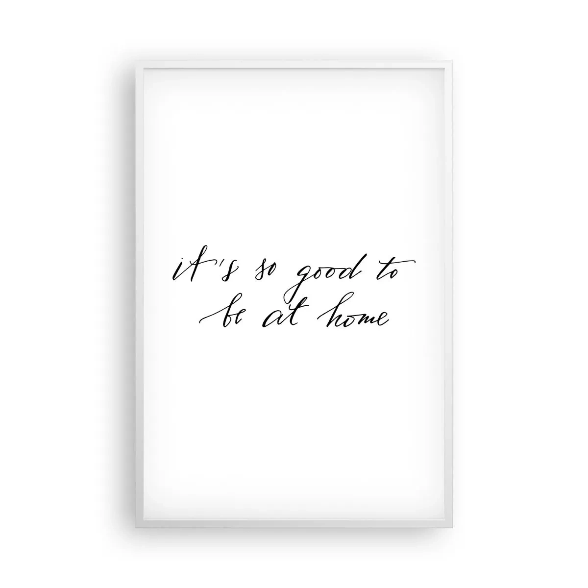 Affisch i vit ram - Hela sanningen - 61x91 cm