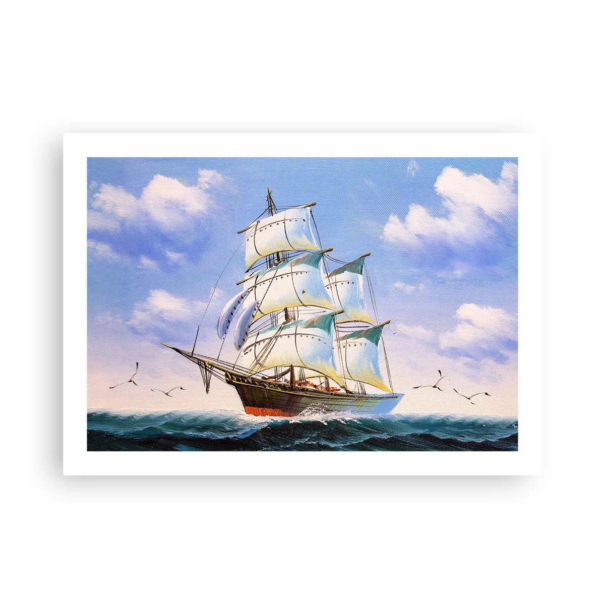 Affisch - Stolt med vinden - 70x50 cm