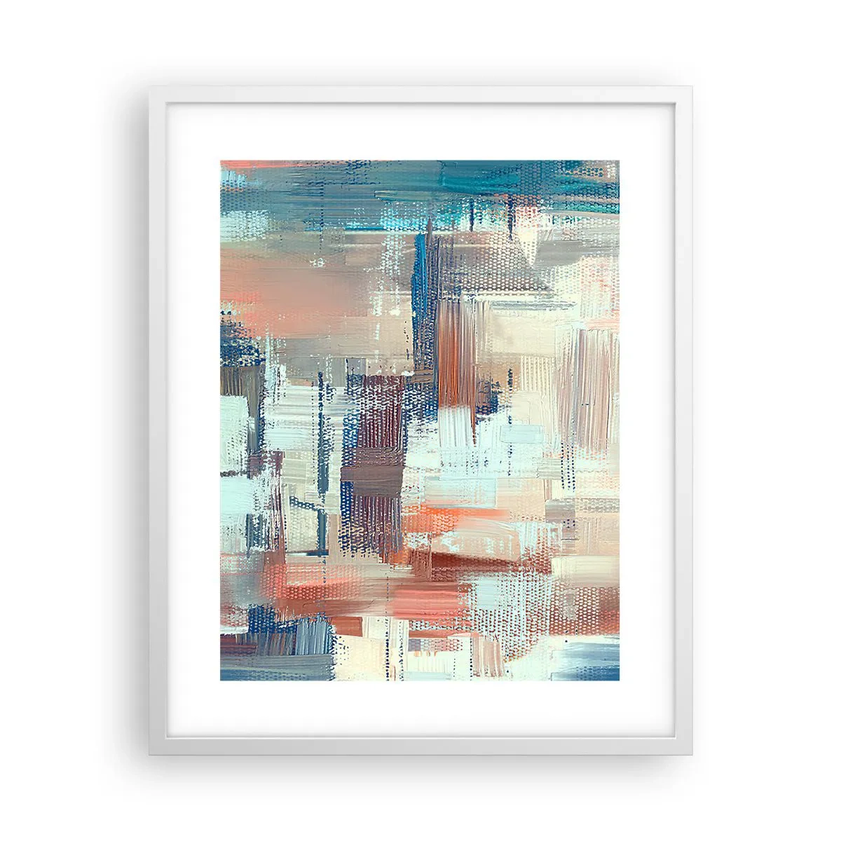 Affisch i vit ram - Att nå ljuset - 40x50 cm