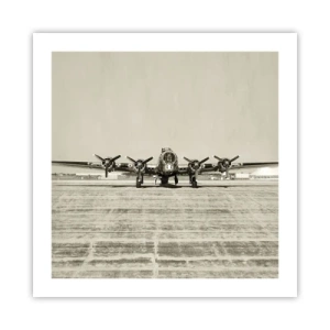 Affisch - Redo som vanligt - 50x50 cm