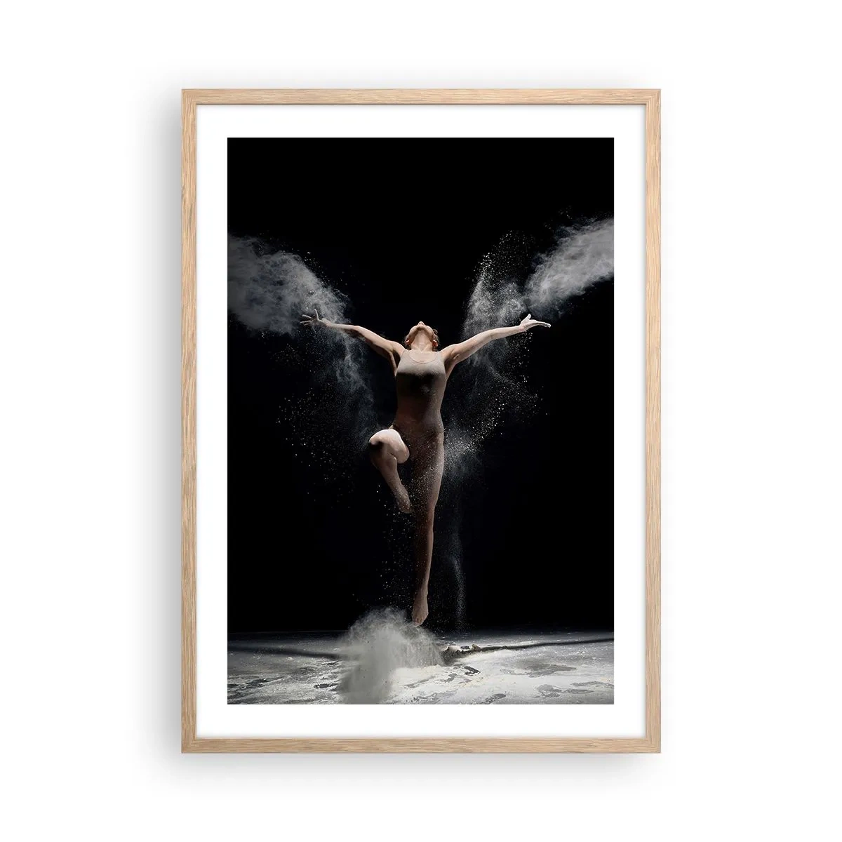 Affisch i ram av ljusek - Alverna finns - 50x70 cm