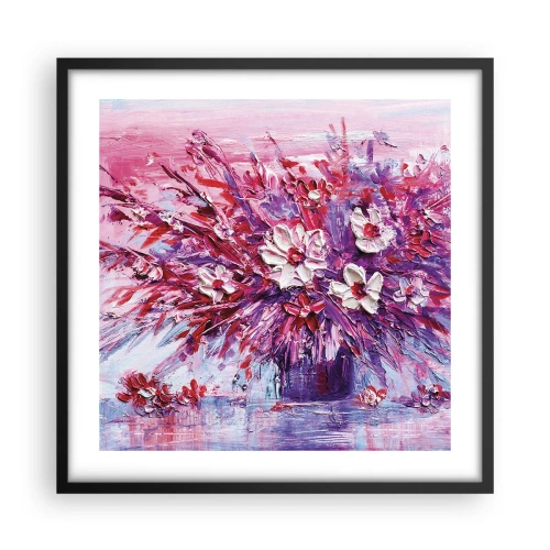 Affisch i svart ram - Oskuld och passion  - 50x50 cm