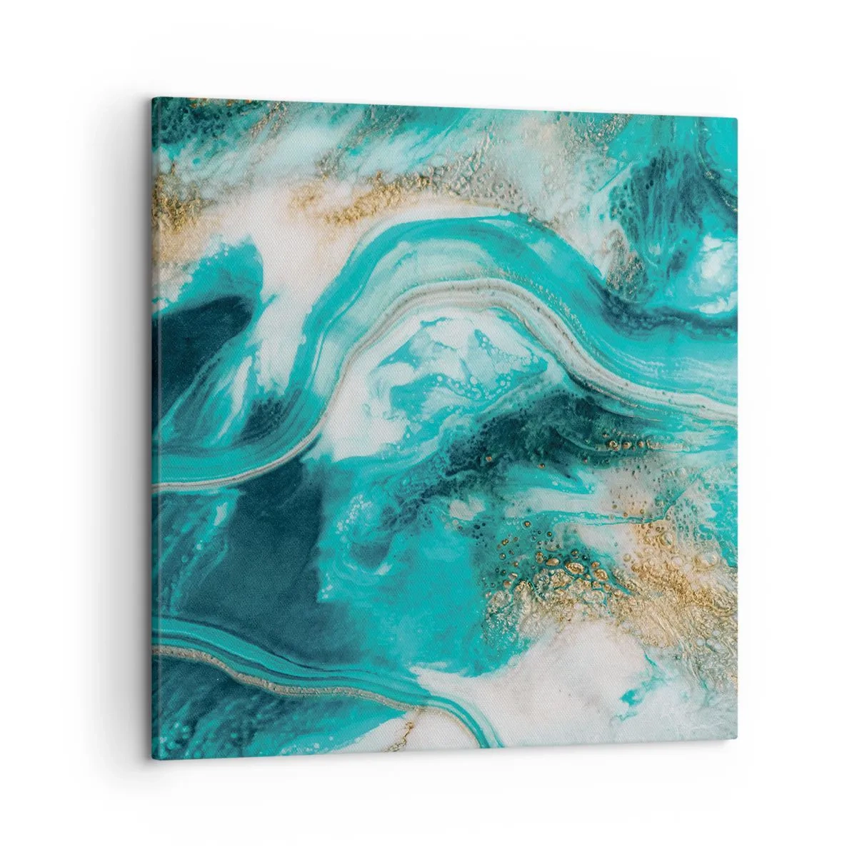 Canvastavla - Bild på duk - Guldflod - 50x50 cm