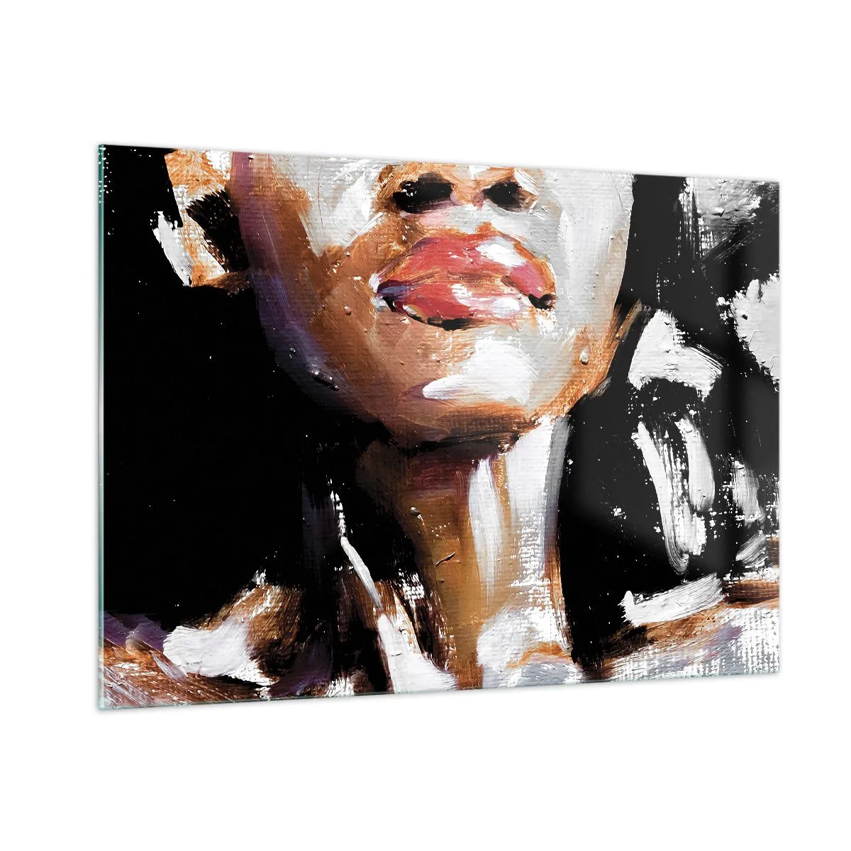 Glastavla - Bild på glas - Stolthet utan fördomar - 100x70 cm