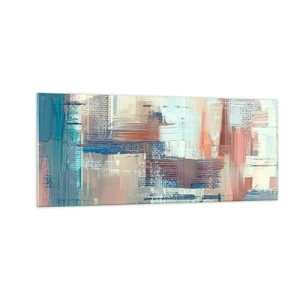 Glastavla - Bild på glas - Att nå ljuset - 100x40 cm