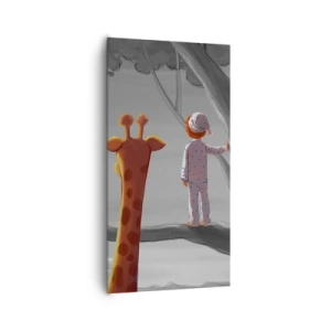 Canvastavla - Bild på duk - Det händer på riktigt - 65x120 cm