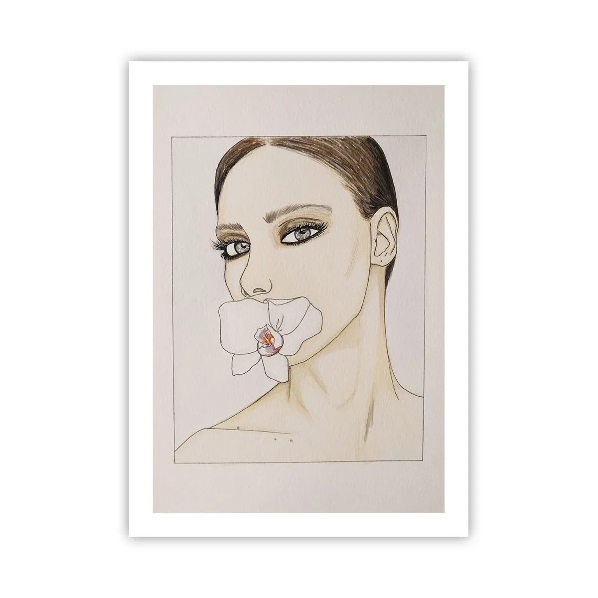 Affisch - Elegansens och skönhetens symbol - 50x70 cm
