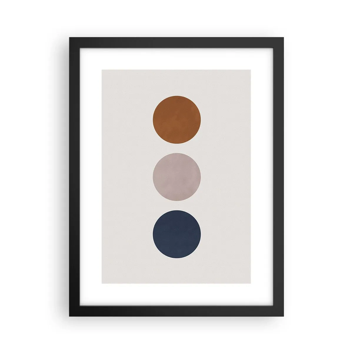 Affisch i svart ram - Perfektionens symbol - 30x40 cm