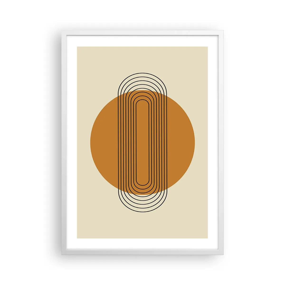 Affisch i vit ram - Perfekt plan - 50x70 cm