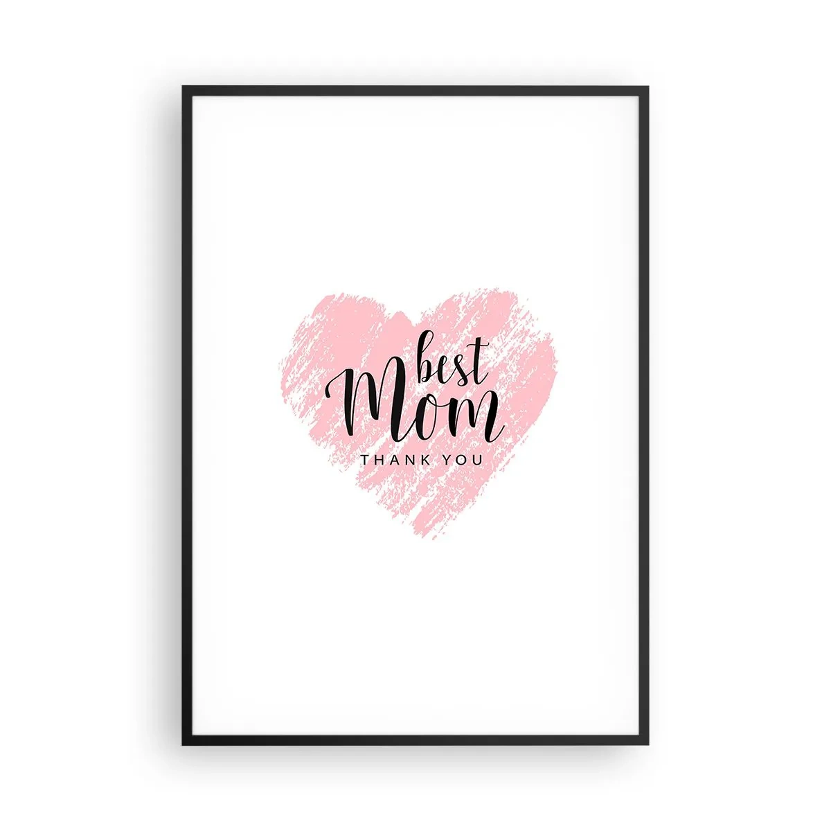 Affisch i svart ram - Alltid rätt ögonblick - 70x100 cm