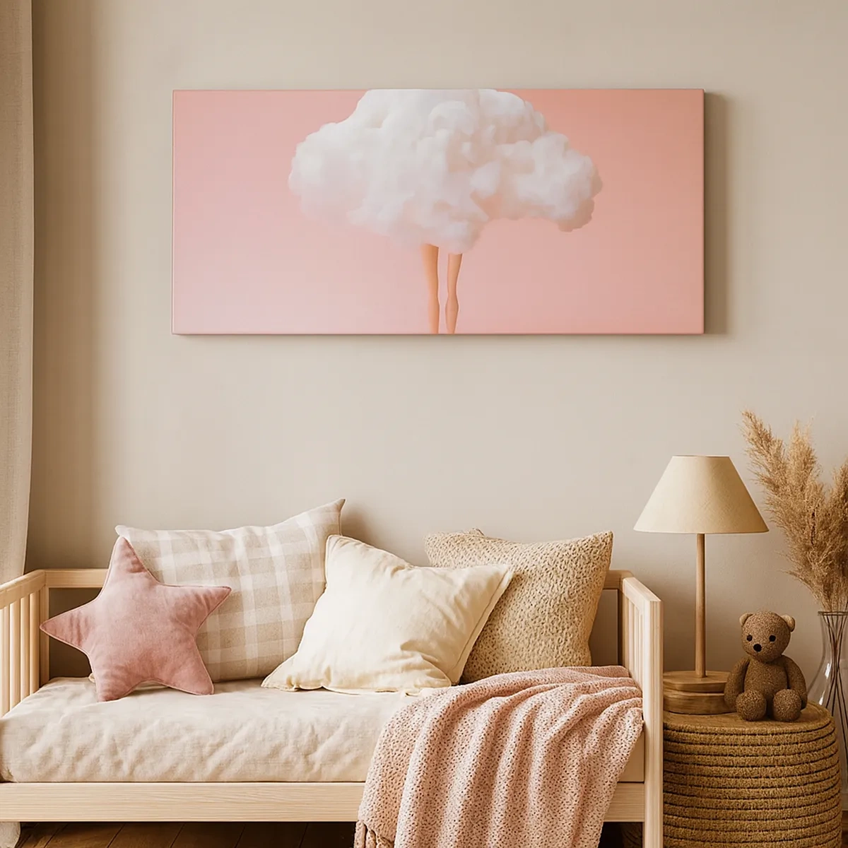 Canvastavla - Bild på duk - Söt utfästelse - 30x30 cm