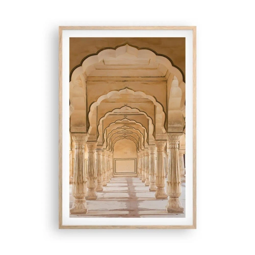 Affisch i ram av ljusek - I maharajas palats - 61x91 cm