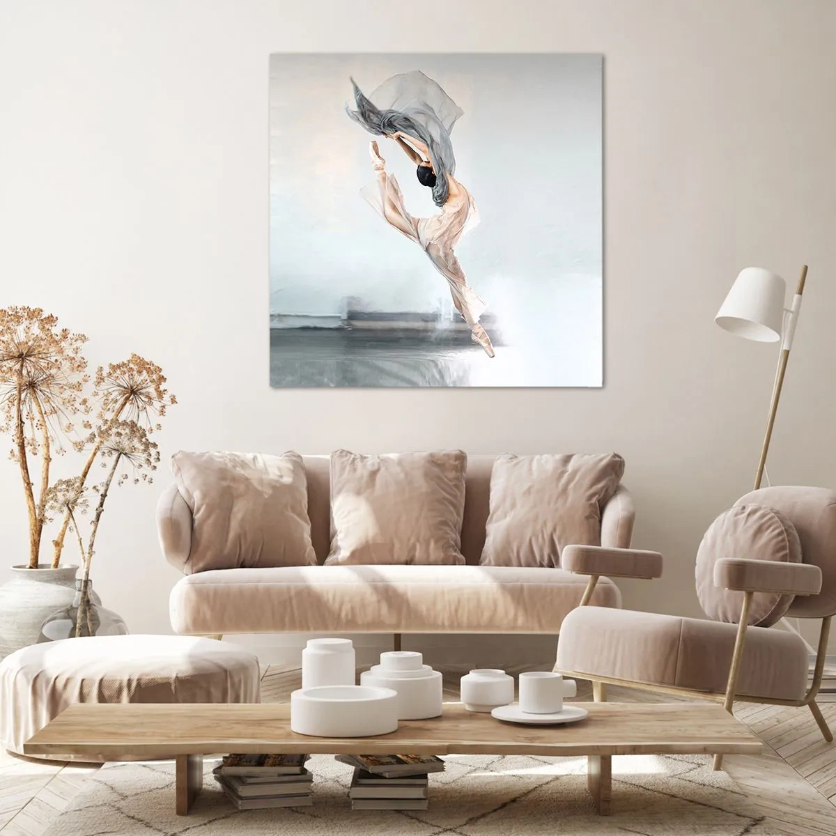 Canvastavla - Bild på duk - Dansextas - 70x70 cm