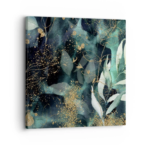 Canvastavla - Bild på duk - Förtrollad trädgård - 30x30 cm