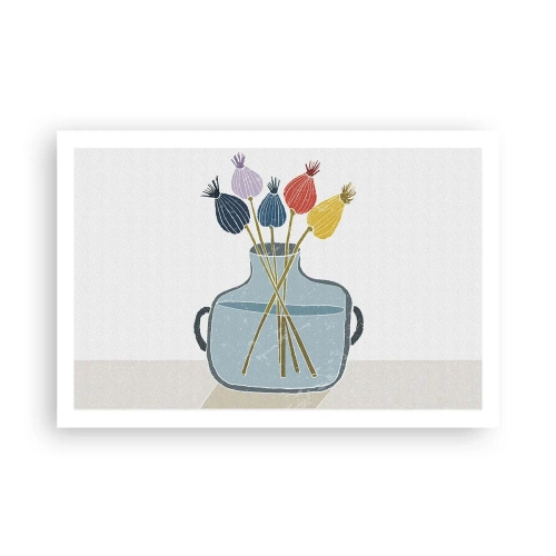 Affisch - Vallmovas - 91x61 cm