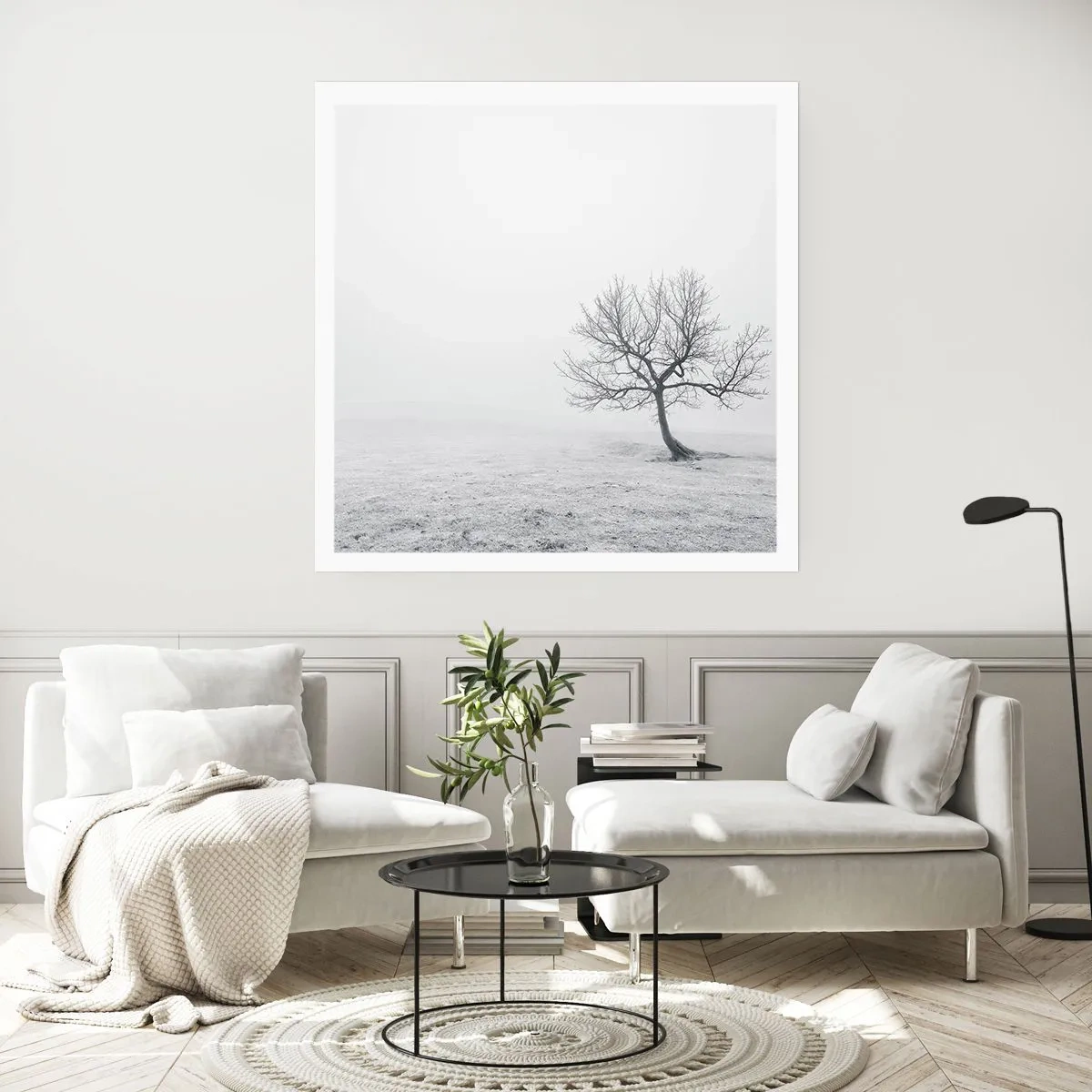 Affisch - Mot intet - 30x30 cm