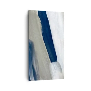 Canvastavla - Bild på duk - Möte med vitt - 45x80 cm