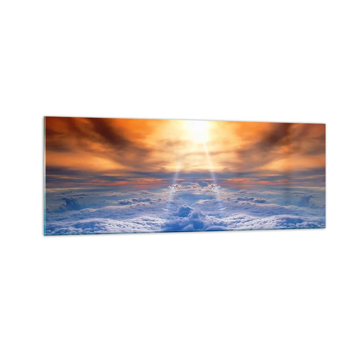 Glastavla - Bild på glas - Mystiskt landskap - 140x50 cm