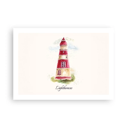 Affisch - Det är alltid något väder - 70x50 cm