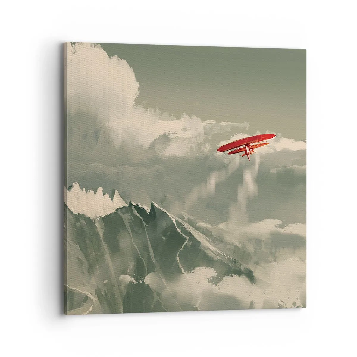 Canvastavla - Bild på duk - Orädd pionjär - 70x70 cm