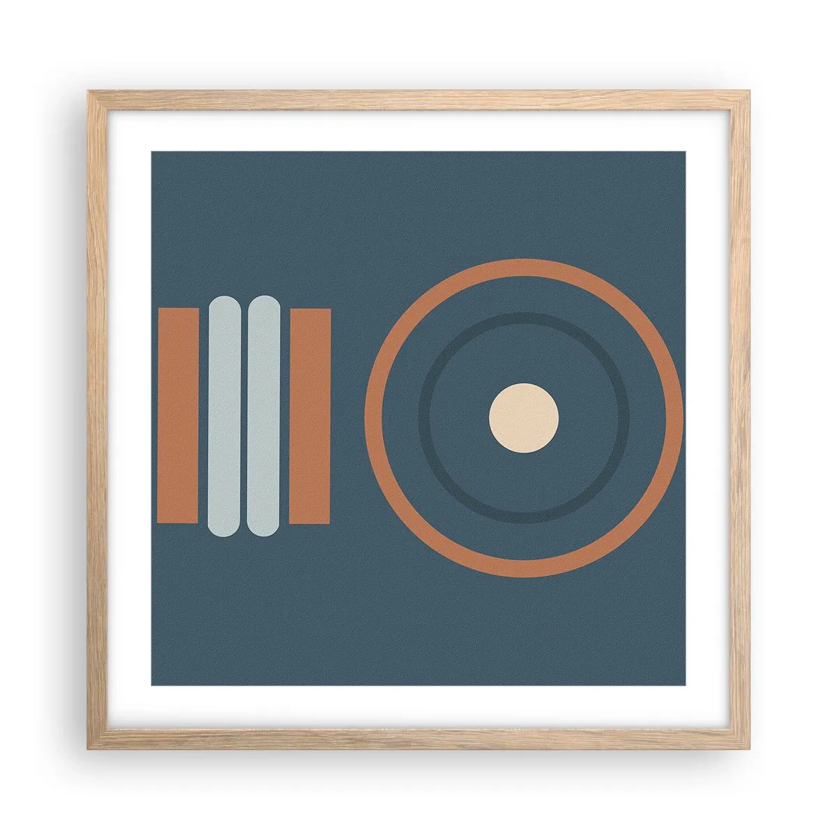 Affisch i ram av ljusek - Sakens kärna - 50x50 cm