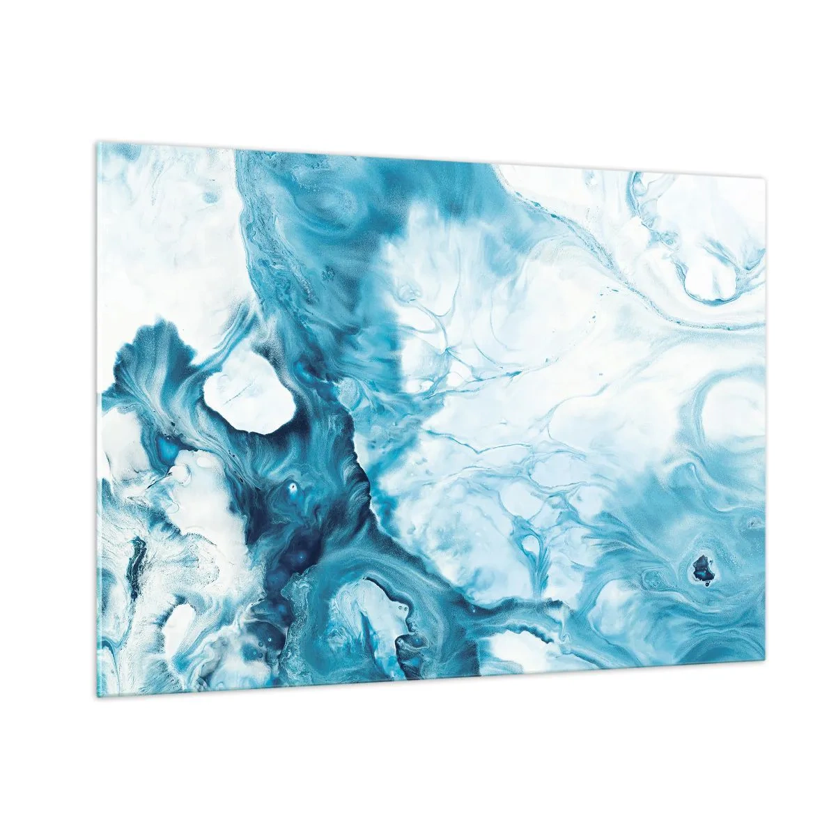 Glastavla - Bild på glas - Blåhetens konsert - 100x70 cm