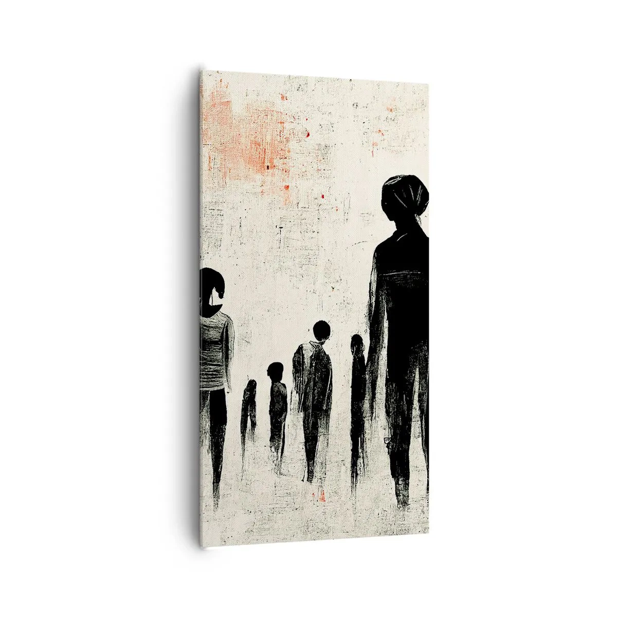 Canvastavla - Bild på duk - Mot ensamhet - 65x120 cm