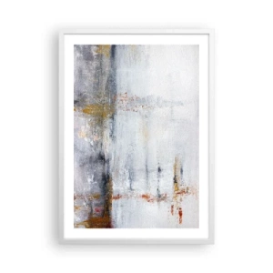 Affisch i vit ram - Bakom luftridån - 50x70 cm