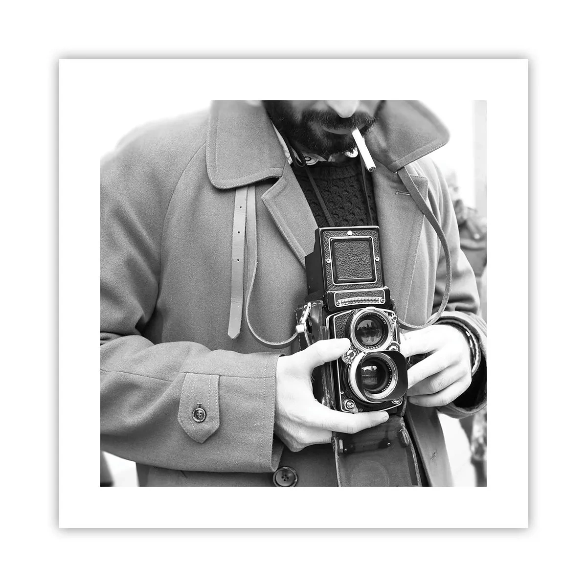 Affisch - I retrostil - 40x40 cm