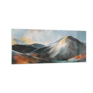 Glastavla - Bild på glas - Råa och vackra - 100x40 cm