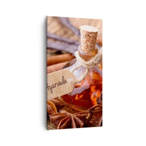 Canvastavla - Bild på duk - Mot kroppens och själens enighet - 55x100 cm