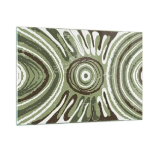 Glastavla - Bild på glas - Explosion av känslor - 120x80 cm