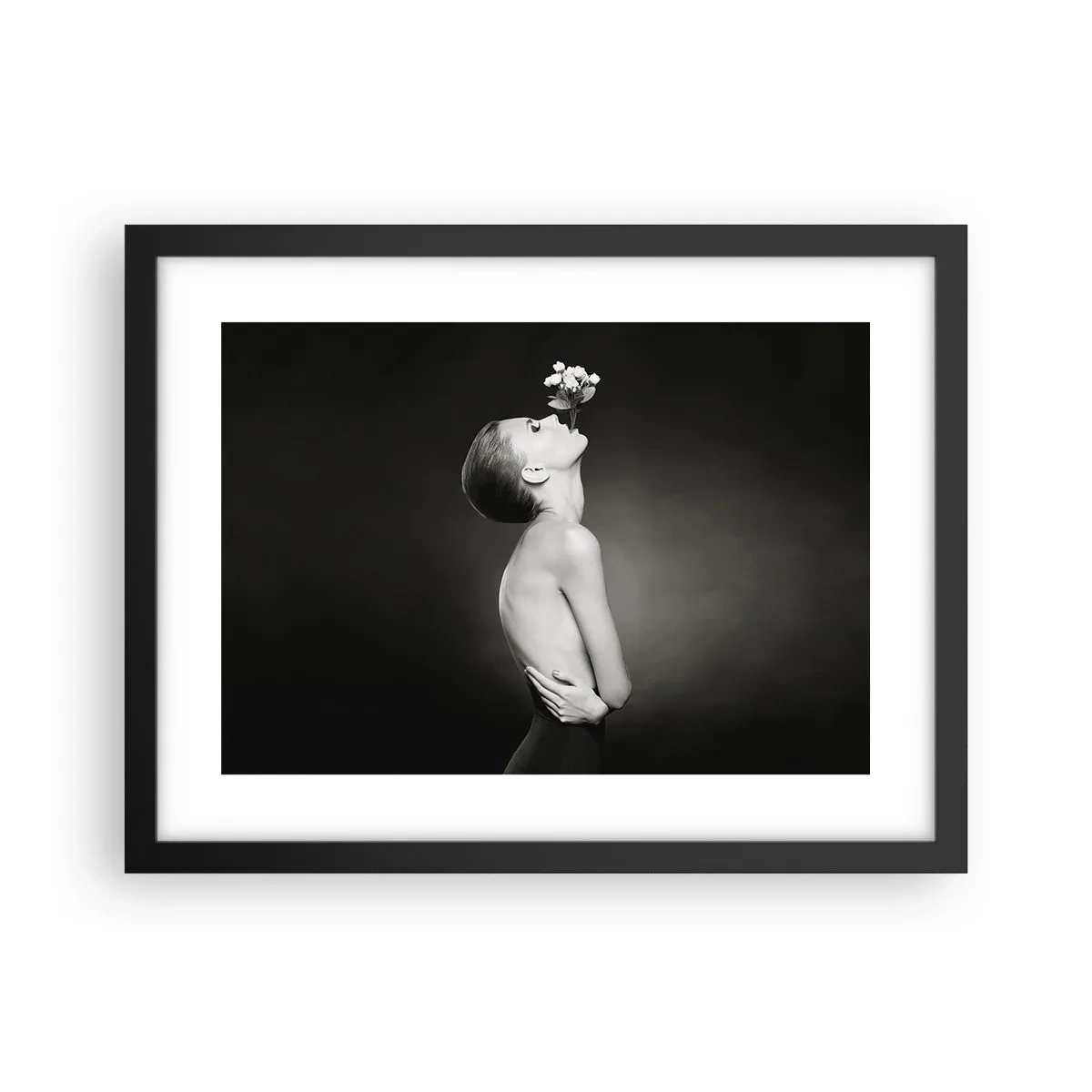Affisch i svart ram - Excentrisk elegans - 40x30 cm