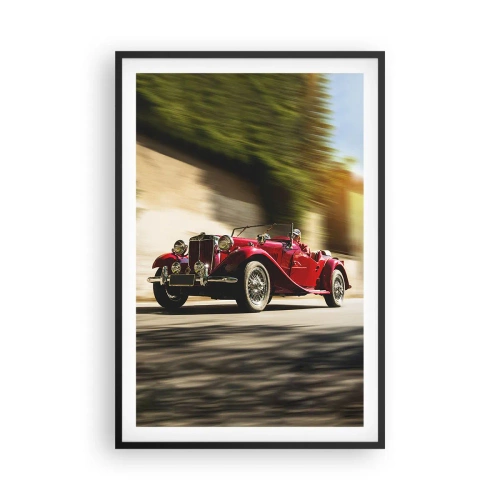 Affisch i svart ram - Vackrare än Nike från Samothrakis - 61x91 cm