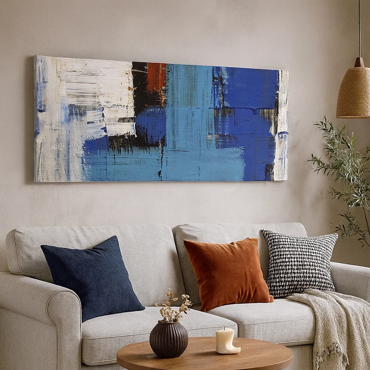 Canvastavla - Bild på duk - Det blåas hemlighet - 30x30 cm