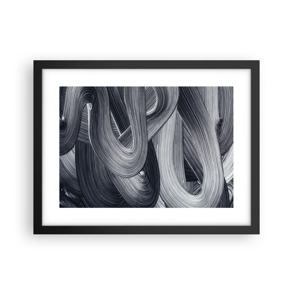 Affisch i svart ram - Verklighetens flythet - 40x30 cm