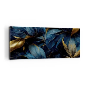 Canvastavla - Bild på duk - Fodrad med guld - 100x40 cm
