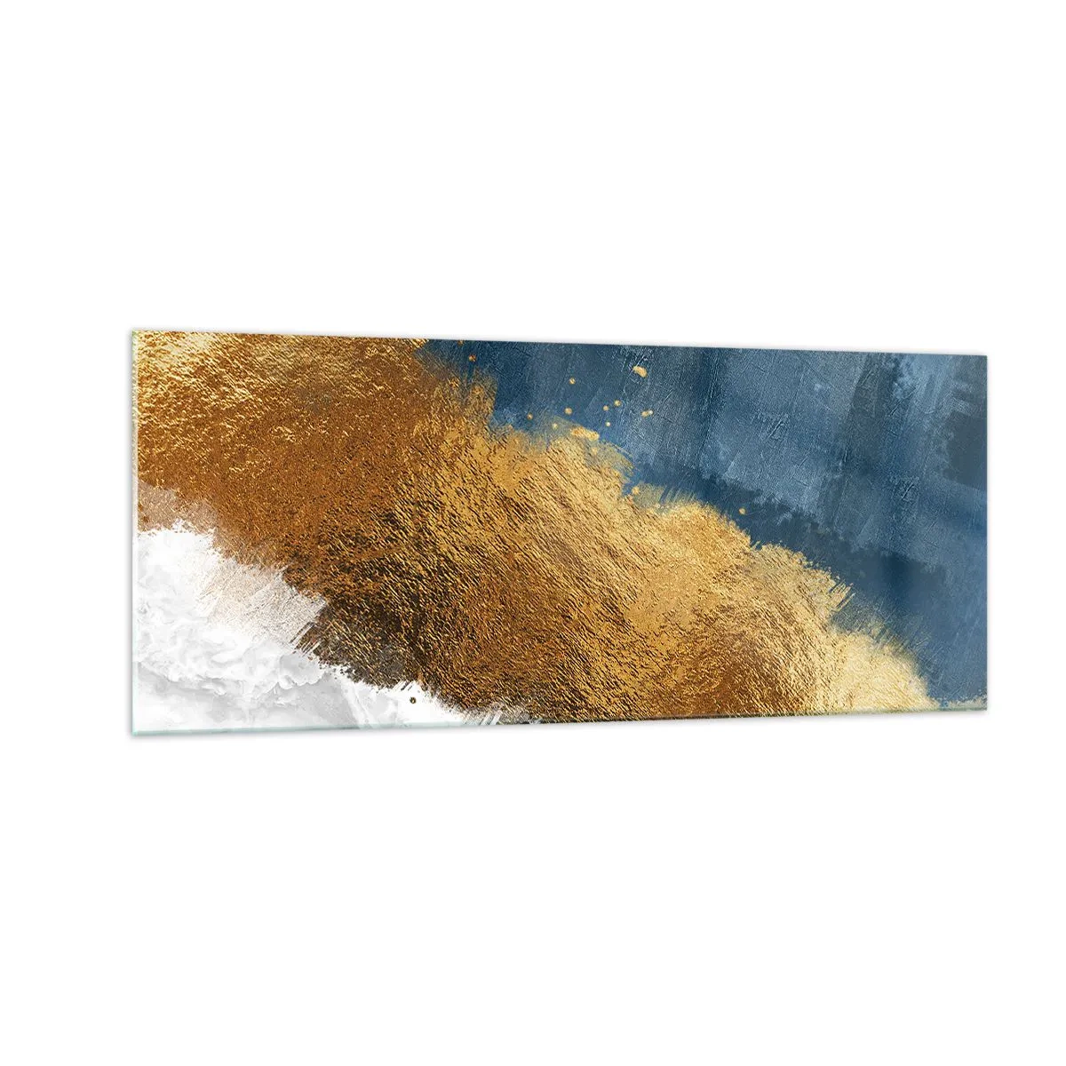 Glastavla - Bild på glas - Sommarens färger - 100x40 cm