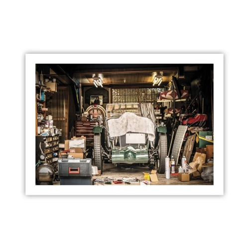 Affisch - Tillbaka till det förflutna - 70x50 cm