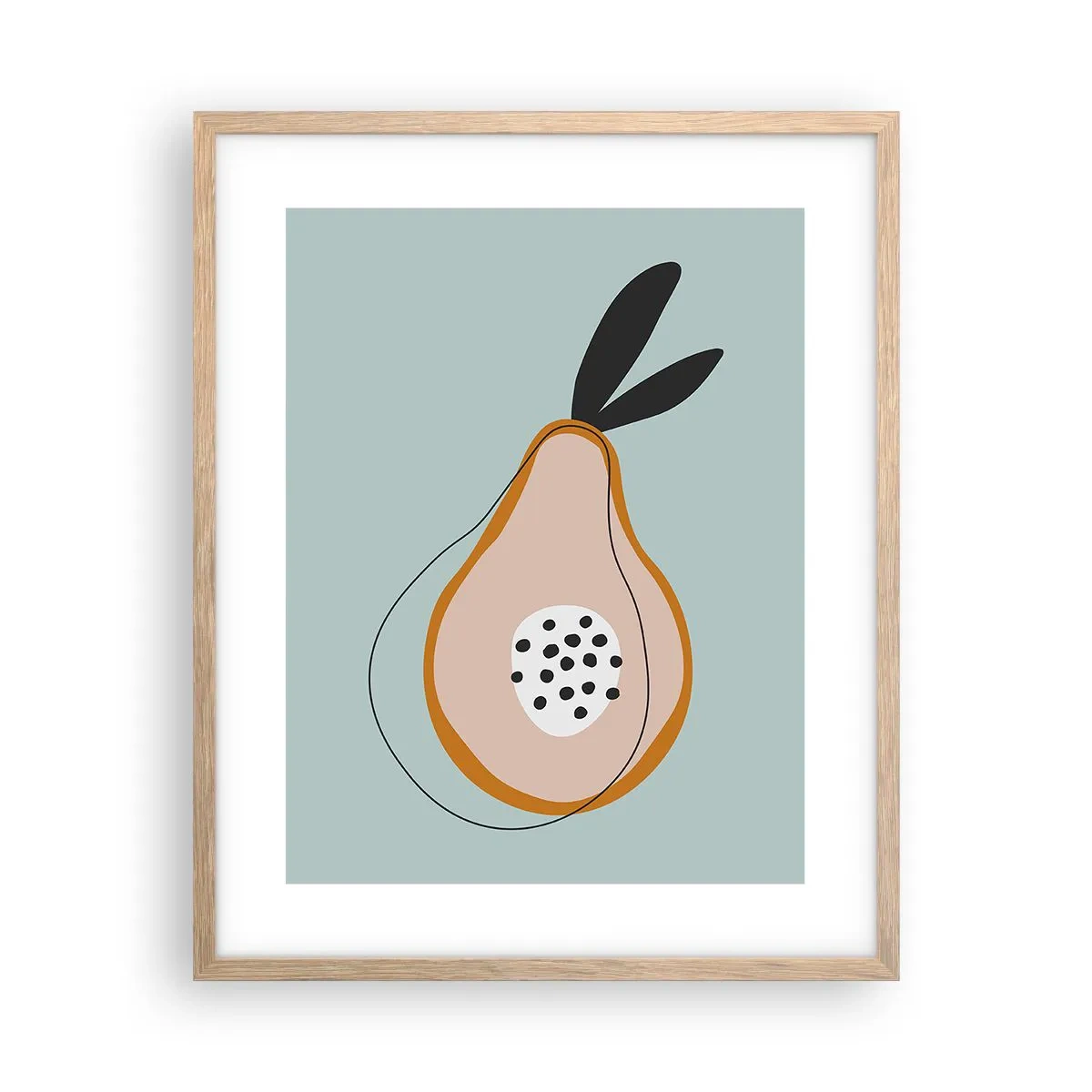 Affisch i ram av ljusek - Att tränga in i sakens natur - 40x50 cm