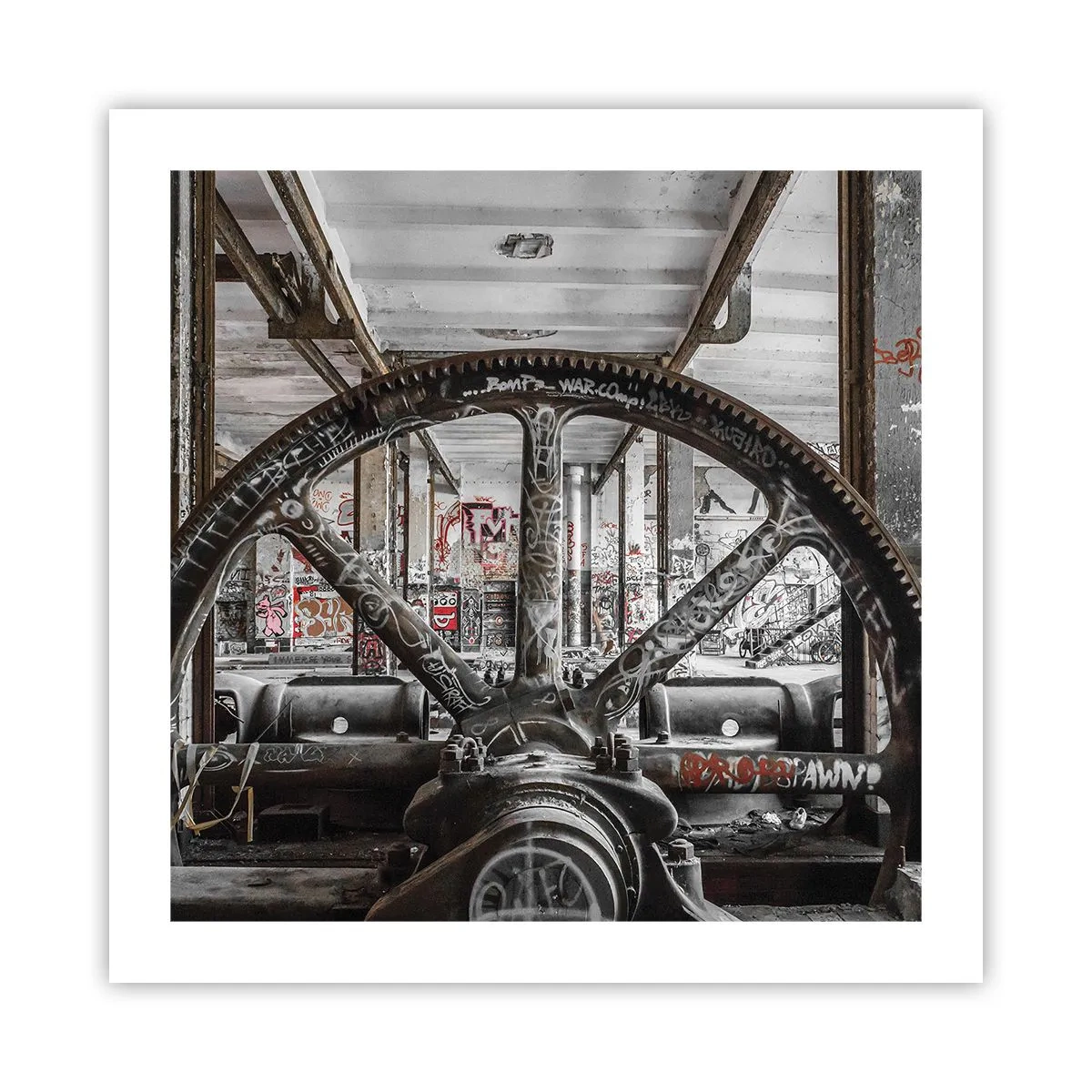 Affisch - Fabrikens hemliga liv - 50x50 cm
